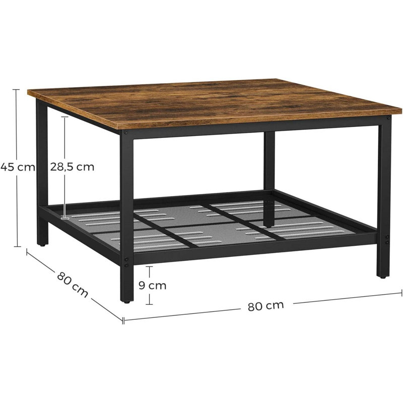 Apalachin Four Leg Coffee Table with Storage