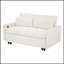 Canapé-lit convertible polyvalent avec ports USB et coussins moelleux pour un confort de salon moderne-314309714
