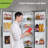 Hamilton Beach 15.6 Cu. Ft. Side-by-Side Frost Free Refrigerator with Integrated Digital Display