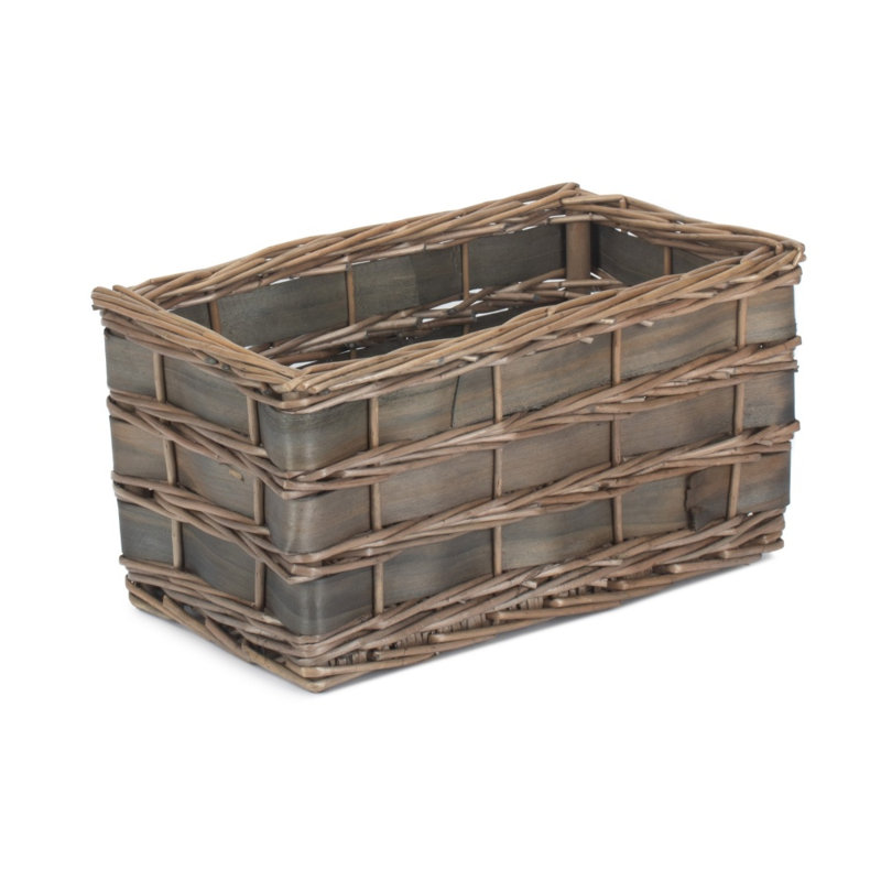 Bay Isle Home Wicker Decorative Basket, Brown