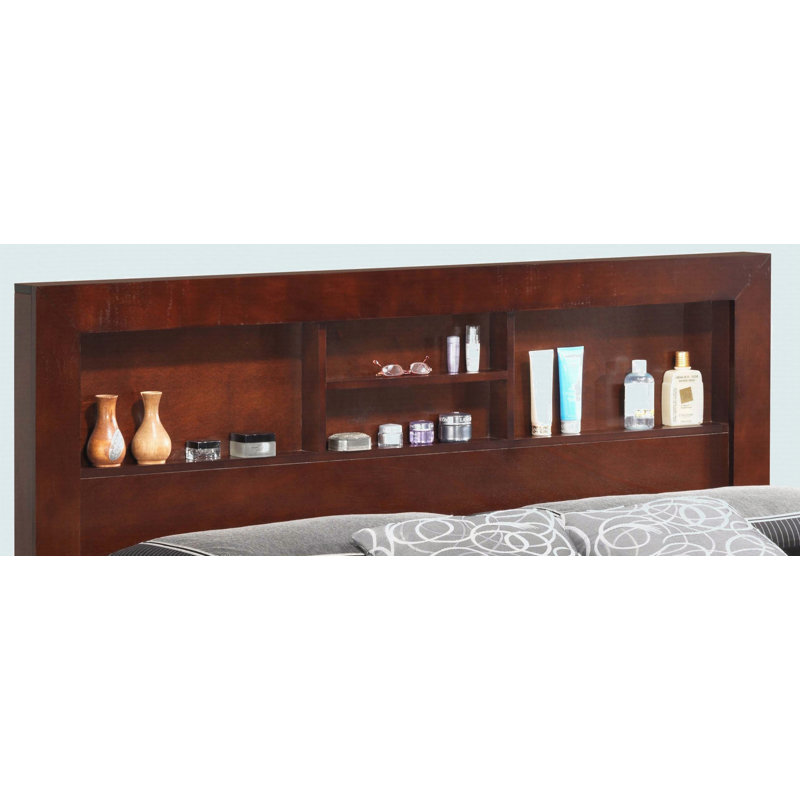 Elegant Cherry Transitional Queen Bed