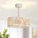 18.5'' Remote Control Reversible Vintage White Ceiling Fan With Lighting Kits For Living Room/Bedroom