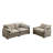 Modern 2/ Piece Sofa Set