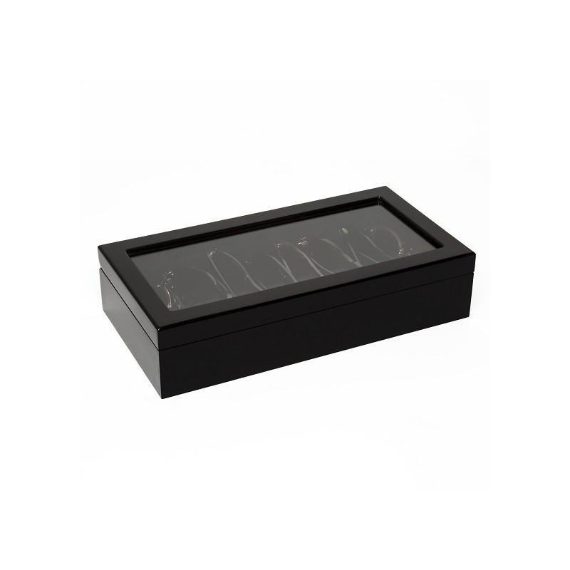 Grande boîte à accessoires de lunettes, Noir