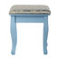 Ensemble coiffeuse avec tabouret et miroir Damonni-2076166628