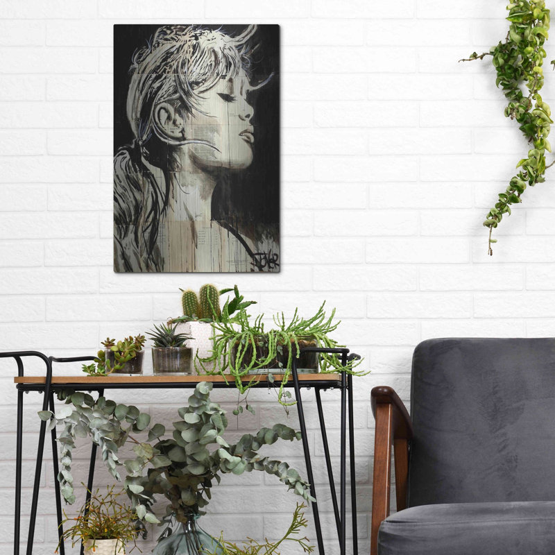 «Enchanted» par Loui Jover, art mural en métal, H 16 po x l 12 po