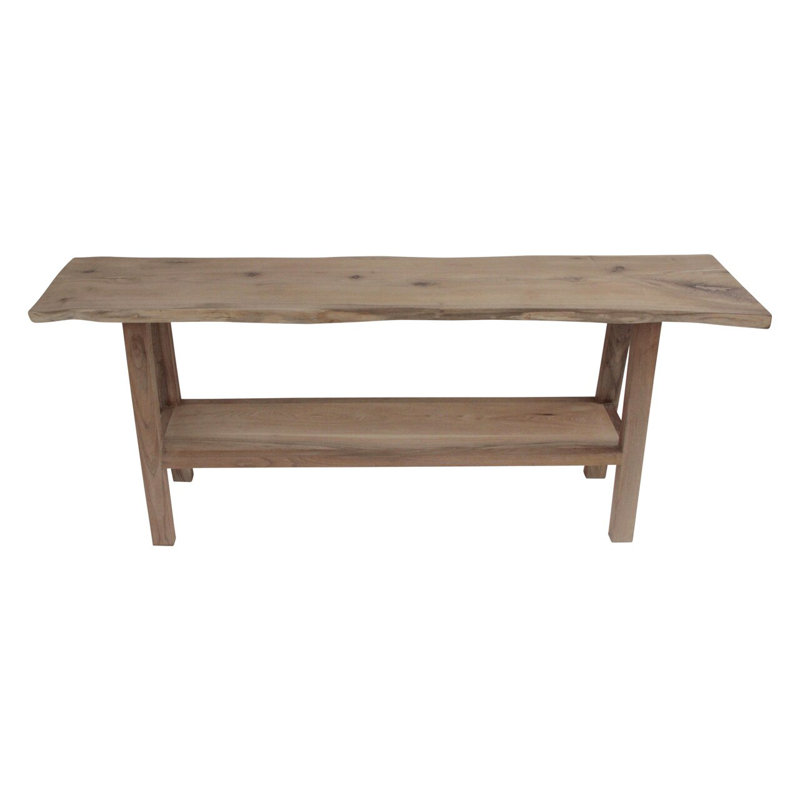 30.7'' W Solid Wood Console Table, Brown