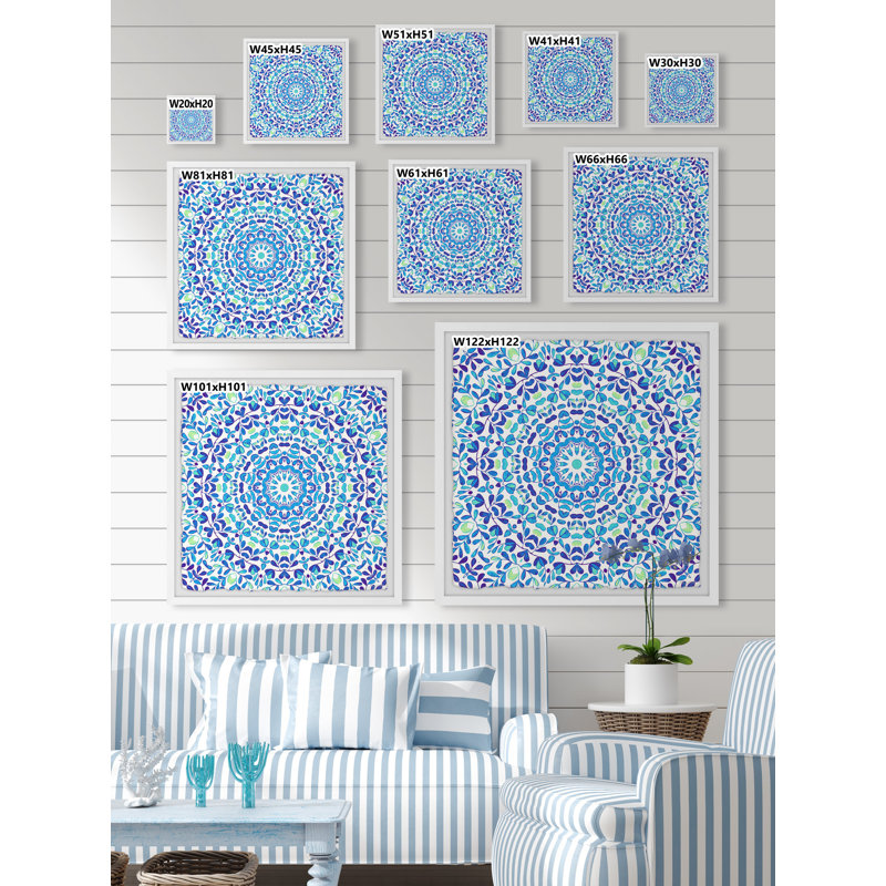 Stay Strong - Single Picture Frame Painting, 81cm H x 81cm W x 3.81cm D