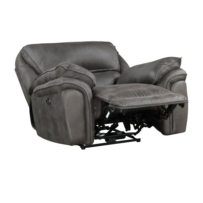 Ensemble de canapé moderne inclinable électrique, Gris
