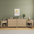 4-Piece Bedroom Set Includes 2 Dressers and 2 Nightstands with Charging Station, USB, Type-C Port