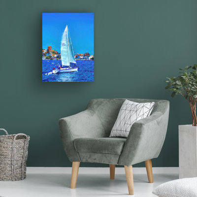 Voilier 01 par Martin Fine, impression sur toile tendue