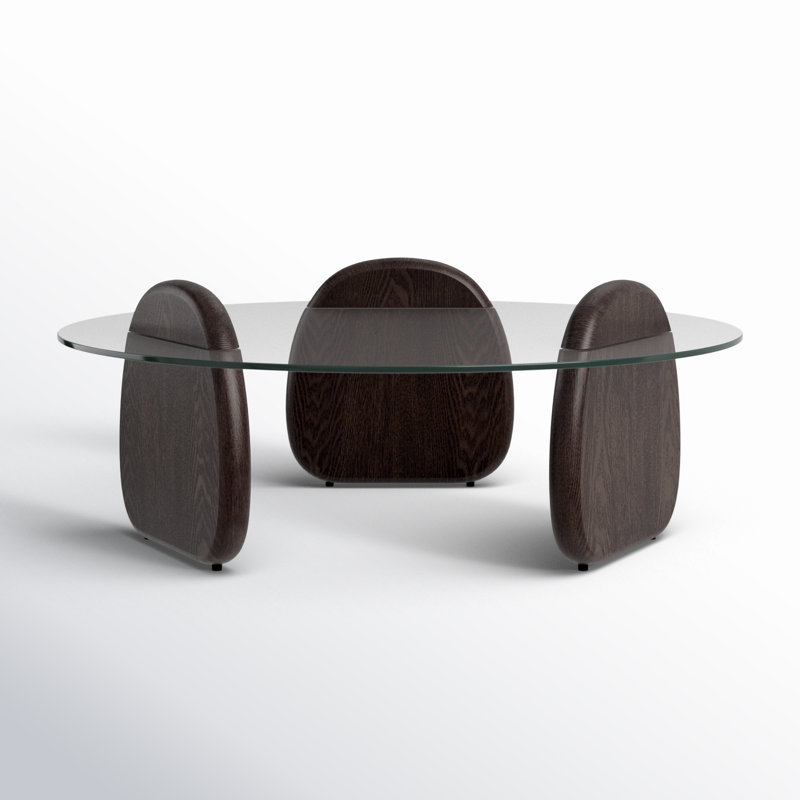 Adkinson Glass Top Coffee Table