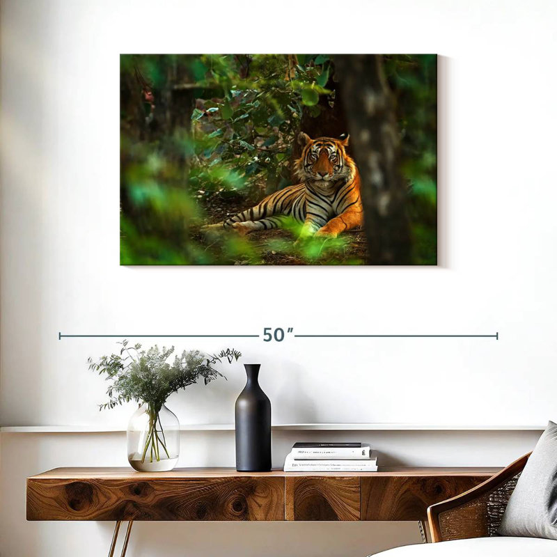 Brampt Indian Tiger, 24" H x 36" W