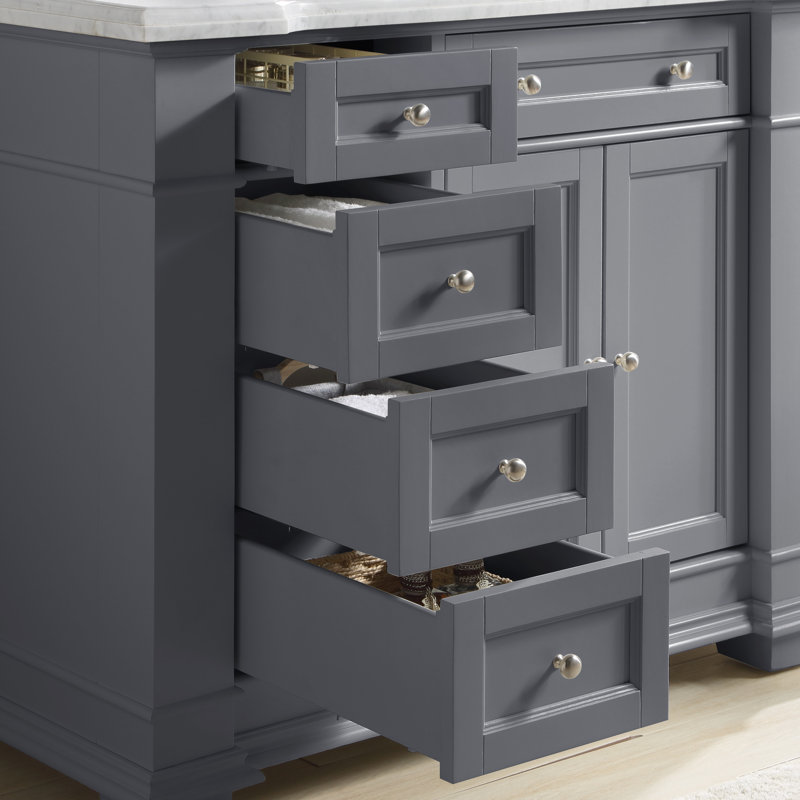 Riccardo 42" Single Bathroom Vanity Set, Gray