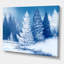 Forêt épinette onirique avec arbres couverts de neige - paysages, art mural-60161384-60161385