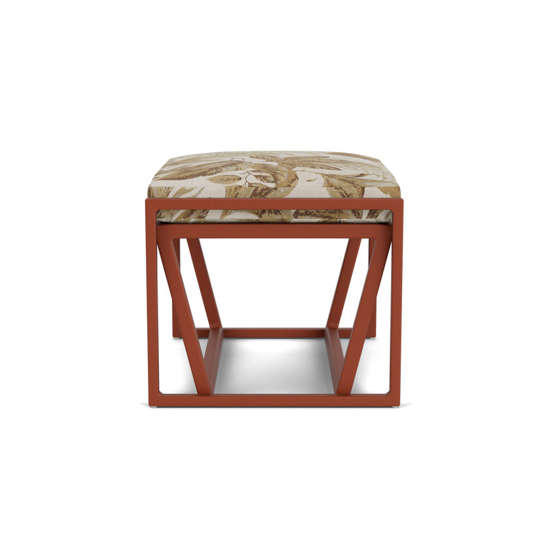 Summit Outdoor Ottoman, Woodland, Botanic Willow
