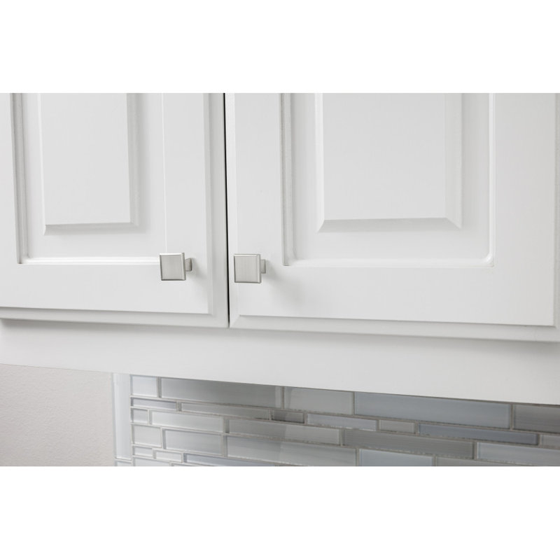 Square Knob Multipack, Satin Nickel