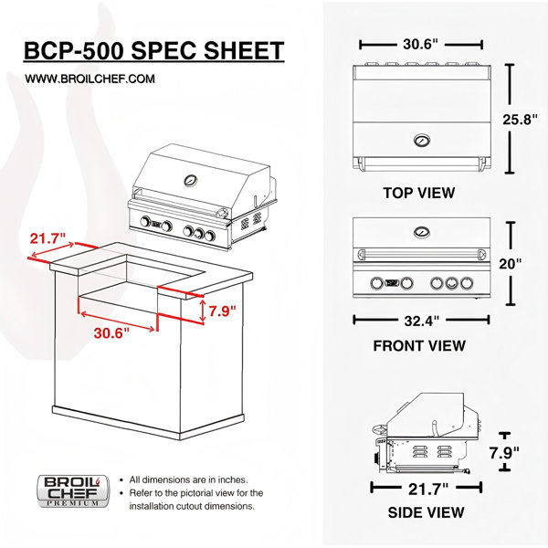 Dimensions du produit