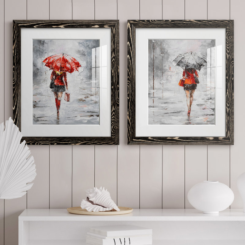 City magasiner III - ensemble de 2 reproductions d'art, H 24 po x l 36 po x P 1,5 po, H 31,5 po x l 47 po x P 1,5 po, Blanc