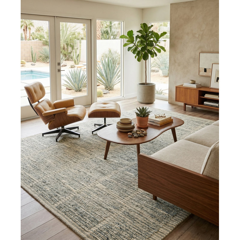 Alba Hand Knotted New Zealand Wool Gray Area Rug, 14'X18'