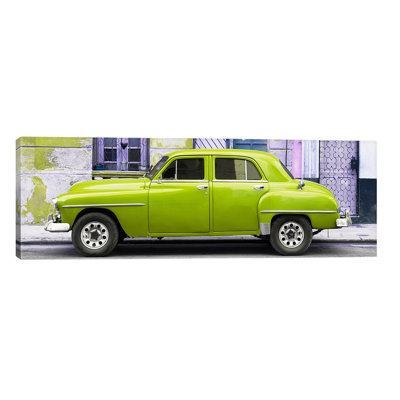" Lime Green Classic American Car "