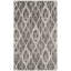 Tapis gris à motif géométrique Ammundsen-236171369