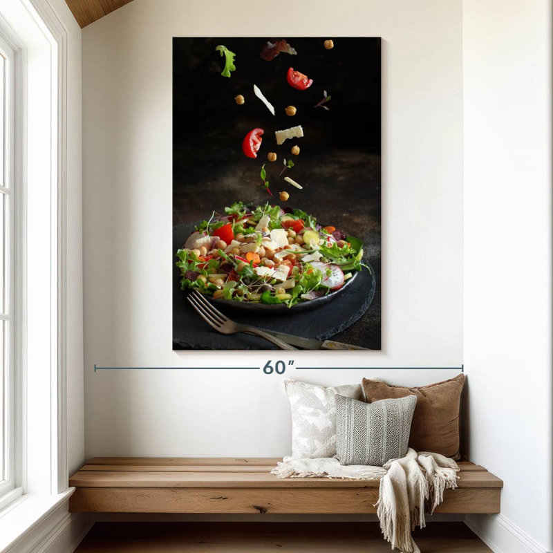 Yarlin Chickpea Salad, 51" H x 34" W