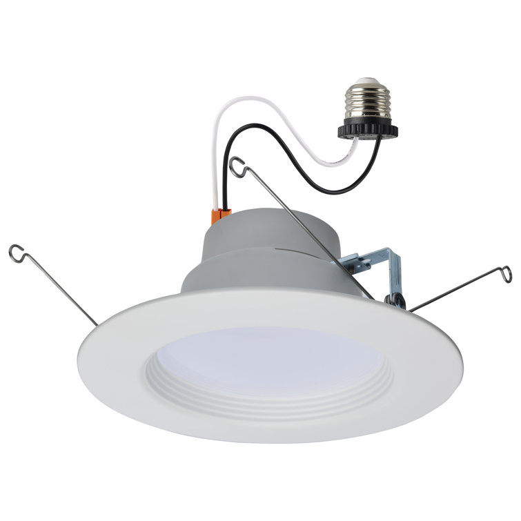 6" Selectable CCT Remodel or New Construction LED Retrofit Recessed Lighting Kit