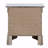 Transitional Nightstand In Silver Champagne-1231381801
