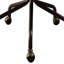 Chaise de bureau pivotante avec garniture cloutée-1508477173