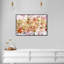 Amant de pivoines, taches de jardin de fleurs - rose moderne - impression sur toile-71080671-71080661