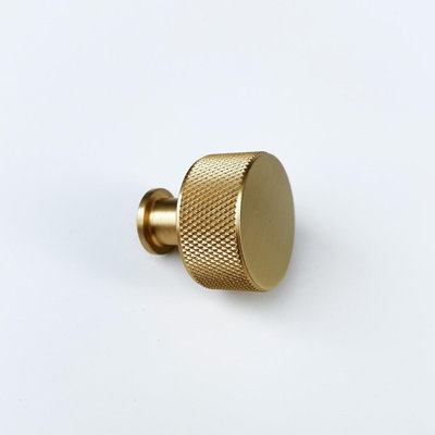 Knurled 1-3/16" Round Knob