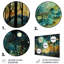 Enchanted Forest - Collages abstraits, reproduction sur métal-1311461765