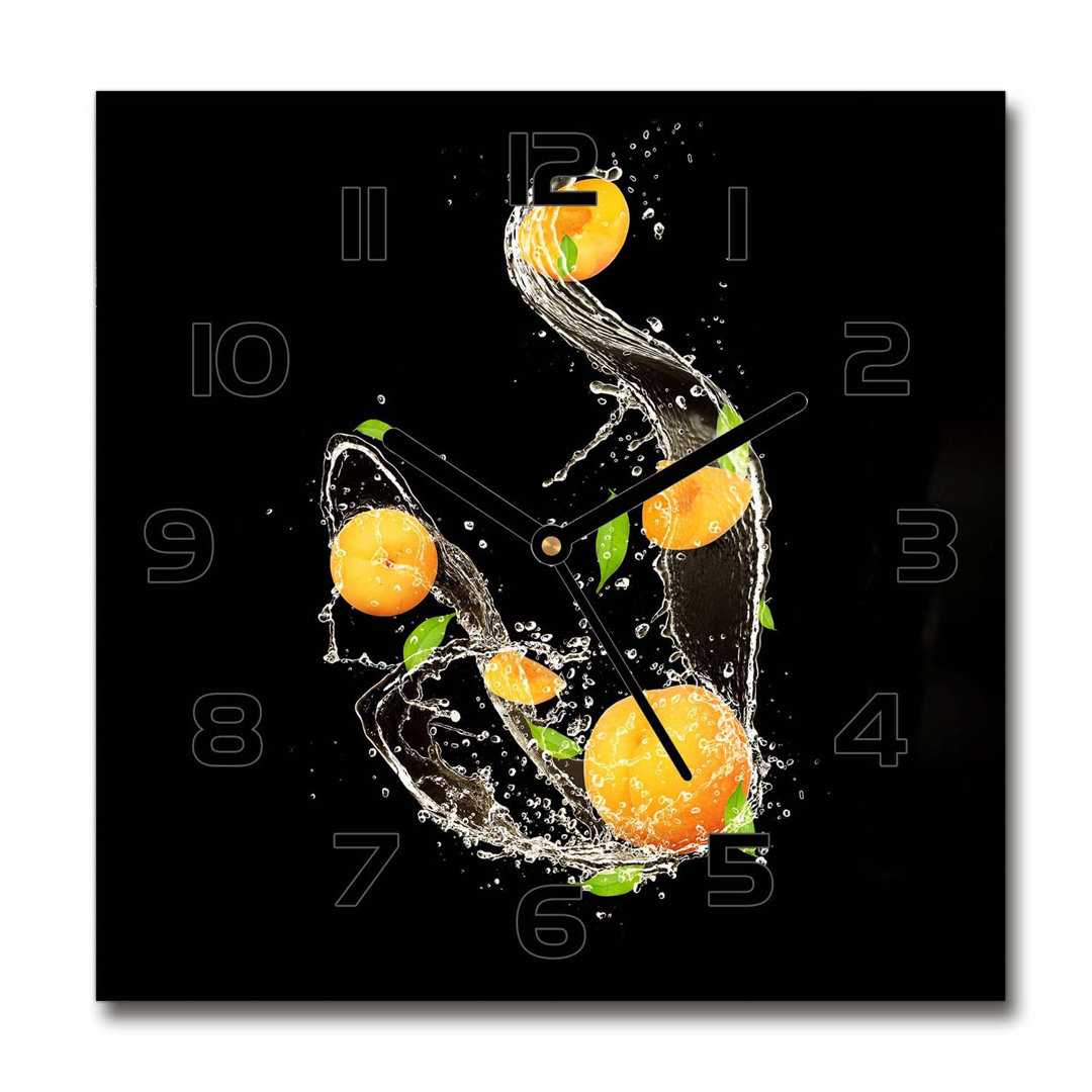 Analoge Wanduhr Apricots and Water 60 cm Geräuschlos