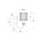 Plastic LED Candle Wall Light
