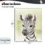 Jungle Friends Baby Zebra, giclée encadrée, conception par Christine Simpson Art-924745761-924745763