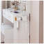 Full Body Mirror Cabinet with LED Vanity Table, Cushioned Stool, and Power Station, Touch Control, Adjustable Brightness, Large Desktop