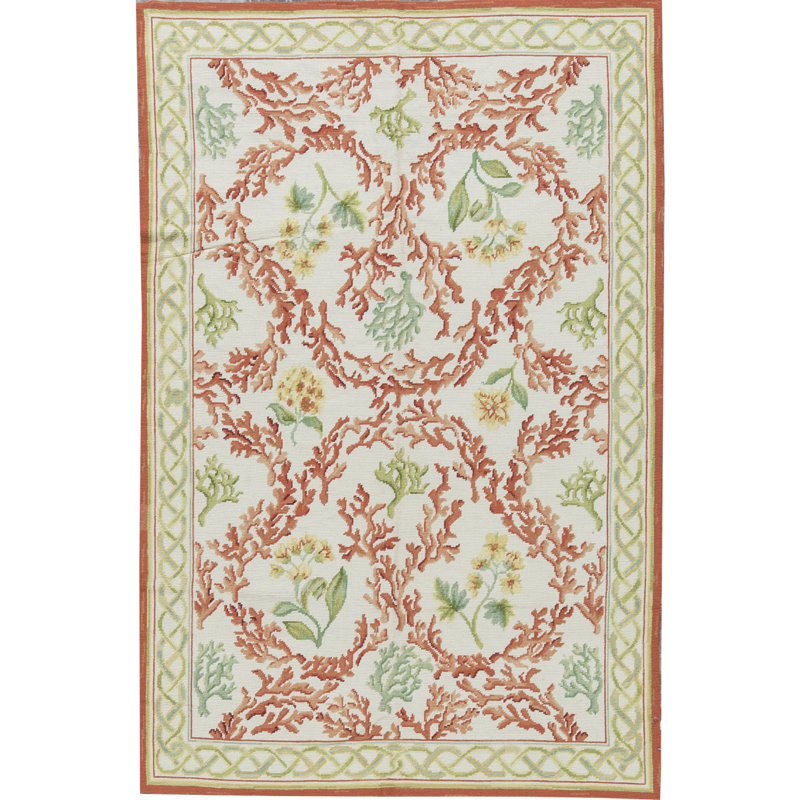 Hand-Knotted High-Quality Beige Area Rug