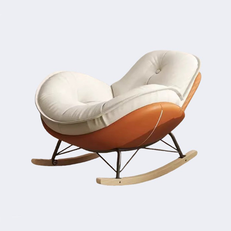 Chaise berçante Luxury, Orange
