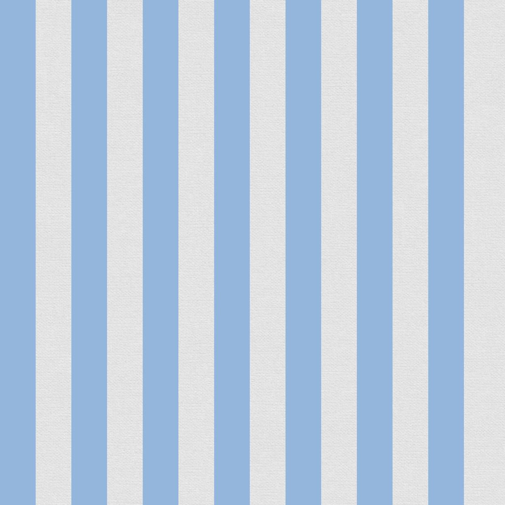 Amala Sunbrella® Throw Pillow, White/Light Blue Striped