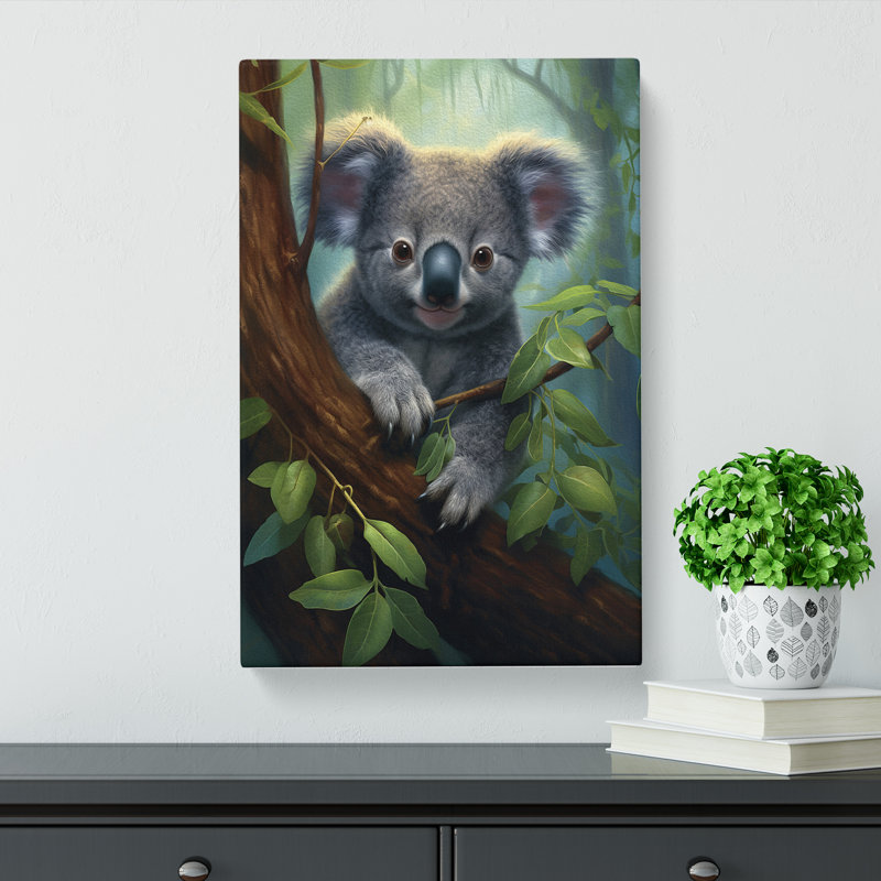 Koala Bear Symbolism - Print, 50cm H x 35cm W x 3cm D