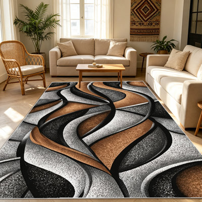 Tapis géométriques 1 pièce, doux et confortables, toutes saisons, faciles à entretenir, lavables à la machine, tapis d'intérieur pour le salon, la chambre à coucher, la salle à manger, le couloir, le bureau, le patio, la maison et l'extérieur