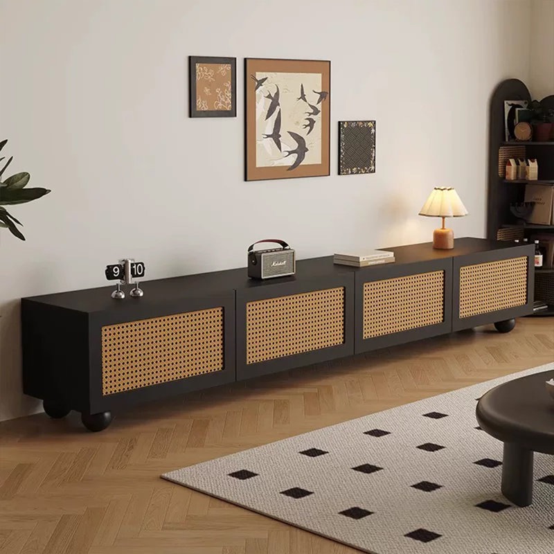 Meuble télé en bois manufacturé rétro, 86.61