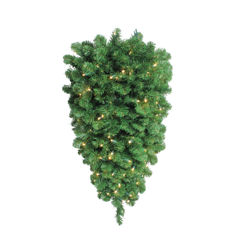 Verdant Glow 36" Pine Artificial Christmas Swag with Warm White LED Lights