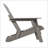 Oversize Embossed Wooden Outdoor Folding Adirondack Chair With Pre-Assembled Backrest And Seatboard, For Garden, Backyard, Porch, Pool Deck, And Firepit-1575005762