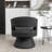 Kiersten Faux Leather Swivel Barrel Chair-94889860-120842945