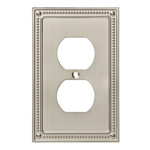 Classic Beaded 1-Gang Duplex Outlet Wall Plate