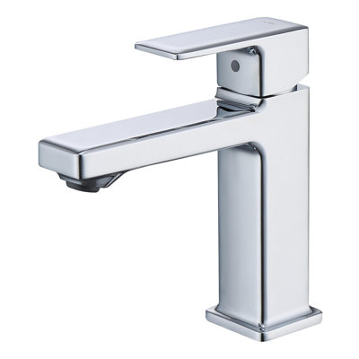 Robinet de lavabo de salle de bain monocommande en zinc