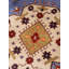 Bleu | Tapis oriental blanc en laine et soie blanc fait à la main Rectangle noué à la main-848746875