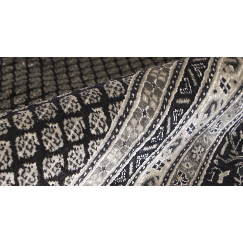 Wool Paisley Area Rug, Rectangle 9'11" x 13'10"